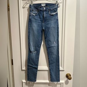 Agolde Sophie Ankle Skinny in Pentacle (blue) size 28